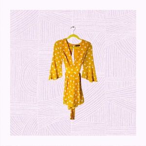 Yellow Romper dress